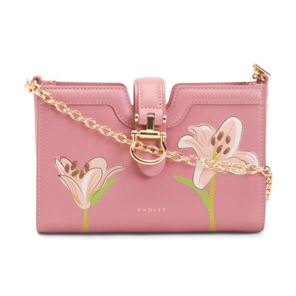 RADLEY LONDON Leather Kentucky Derby Large Phone Crossbody